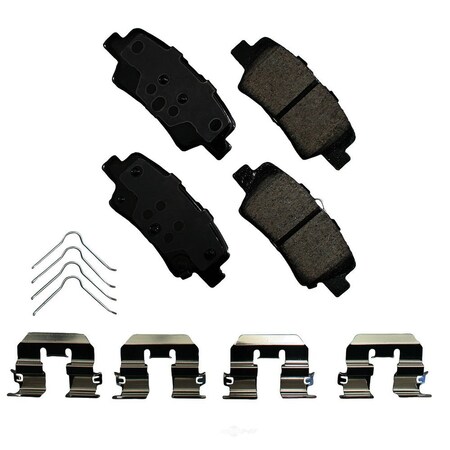 Akebono Proact Akebono ACT1812 ProACT Ultra Premium Ceramic Pads ACT1812